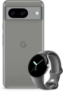 Google Pixel 8 (Unlocked) 128GB Plus Pixel Watch - Hazel