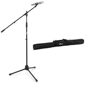 Boom Microphone Stand with Tripod Base and Bag - Black - TIGER MCA34-BK - £22.12 @ Amazon