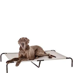 Amazon Basics Cooling Elevated Pet Dog Bed, XL, Grey, 153 x 94 x 23 cm (L x W x H) £18.80 VG / £19.59 Like New - Amazon Warehouse