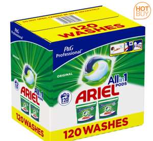 Ariel All in One Pods, 120 Count £18.99 @ Costco online / £18.58 in-store