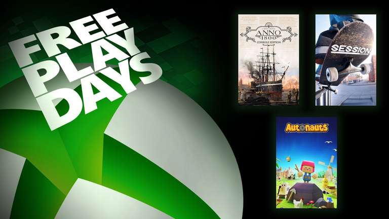 Free Play Days for Xbox Live Gold members - Anno 1800 Console Edition, Session: Skate Sim, and Autonauts