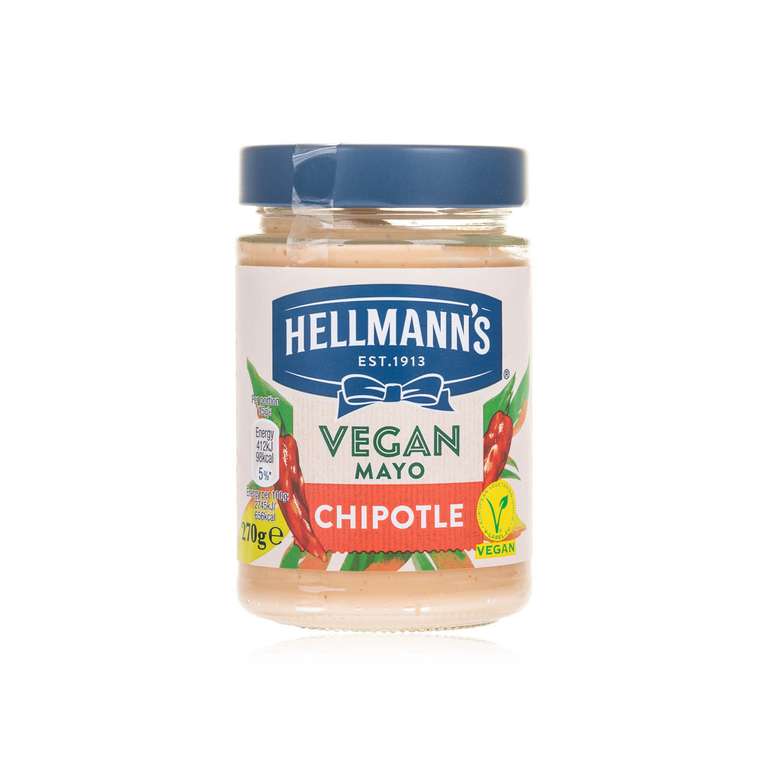 Hellman's vegan mayo chipotle 65p at Sainsbury's Dunstable