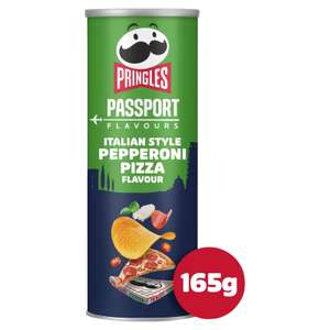 Pringles Passport - Italian Pepperoni Pizza Flavour - 165g 99p at Farmfoods Fareham