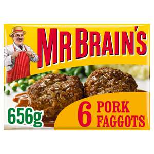 Mr Brain's 6 Pork Faggots 656g