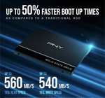 2TB - PNY CS900 Internal SSD SATA III, 2.5 Inch, Read/Write speed up to 550/540MB/s - Using Portal & Code - Sold by Gadgetry Ltd