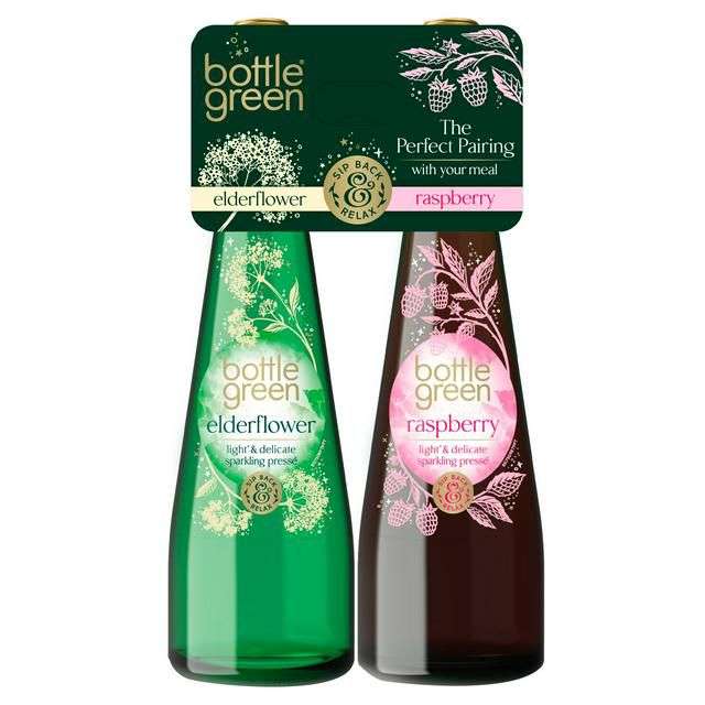 Bottlegreen Sparkling Presse Elderflower & Raspberry Twin Pack 2x750ml 1.24p instore @Sainsbury's (Cromwell Road, London)