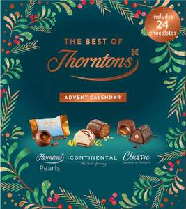 Thorntons Advent Calendar, Chocolate Hamper Christmas Gift Box, 24 Assorted Continental, Classic and Pearl Chocolates, (265g) £7.50 @ Amazon
