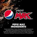 4 packs (96 cans total) for £24 - Pepsi Max 24 x 330 Ml (+ possible 10% subscribe and save) @ Amazon