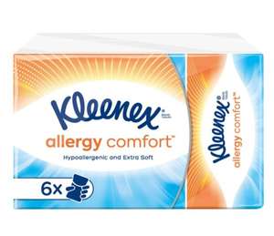 Kleenex Allergy Comfort Tissues 6 Pack £1 clubcard price @ Tesco
