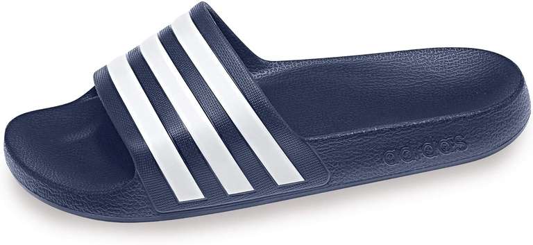 adidas Unisex's Adilette Aqua 3-Stripes Slides Sandal - flip flop - dark blue