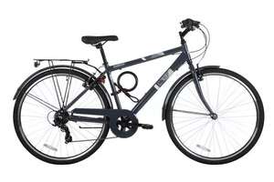 Freespirit City Urban Equipped Mens Hybrid Bike 2021,700c x 38c Tyres - Dark Grey - £179.99 + £4.99 delivery @ e-bikesdirect