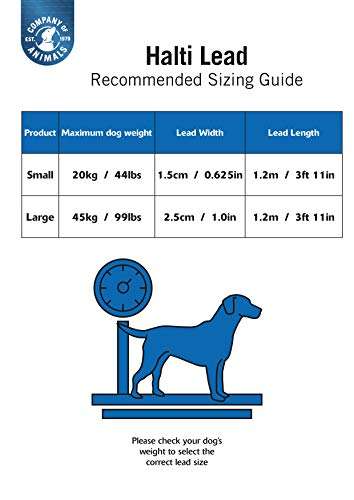 HALTI Lead For Dogs, Size Small, Red, 1.2m, Premium Nylon Puppy & Dog Leash £3.49 @ Amazon