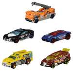 Hot Wheels 1:64 Scale Die-Cast Toy Cars, 5-Pack of Toy Race Cars, Hot Rods, Character Cars, or Rescue or Pick-Up Trucks 01806