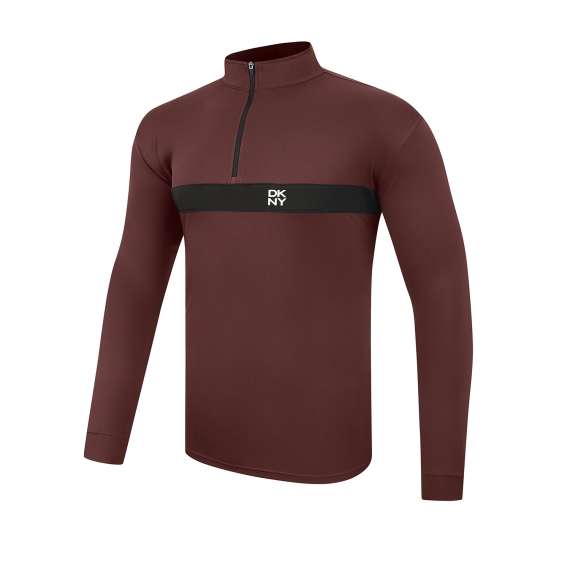 DKNY Performance Tech 1/4 Zip Contrast Midlayer (Various Colours)