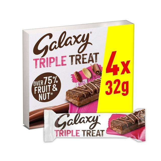 Galaxy Triple Treat 4x32g boxes - 3 boxes for £1 @ Farmfoods [Ipswich]