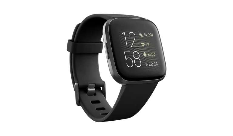 Fitbit Versa 2 Smart Watch - Carbon Alu / Black Band - £89 (£84 With Marketing Email) + Free Collection @ Argos