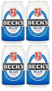 Beck's Blue Alcohol-Free German lager 4x330ml cans - £1 instore @ Quality Save (Northwich)