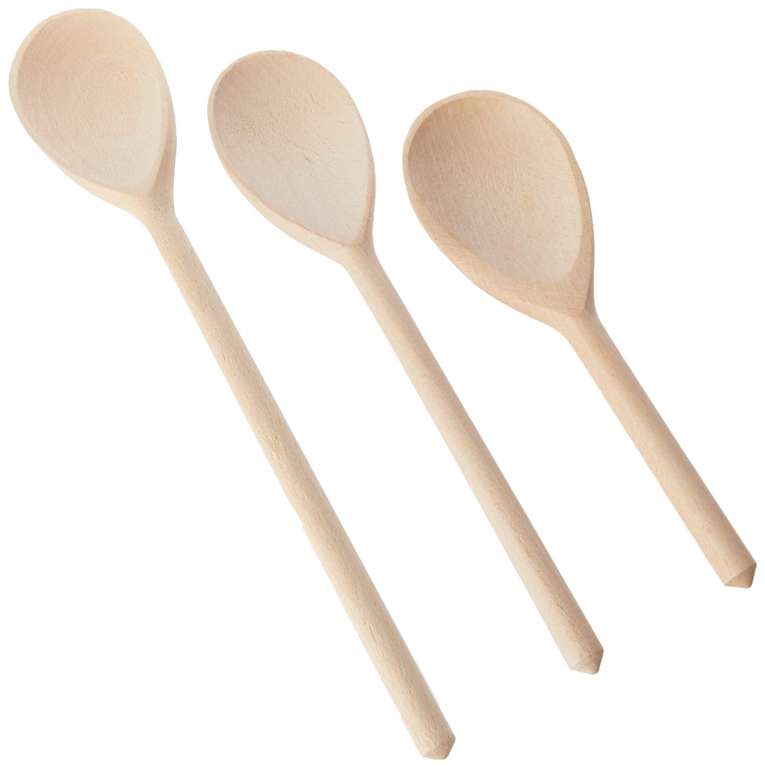 Tala 61A30014 Wooden Spoon Set, Multi-Colour, Regular