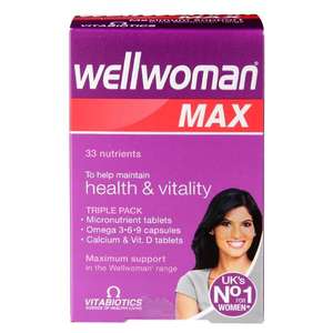 Vitabiotics Wellwoman Max 84 Tablets £13.72 Free Click and collect @ Holland and Barrett