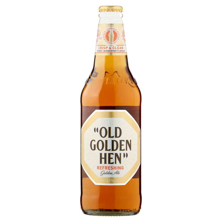 Morlands Old Golden Hen ale (500ml) £1 in store at Morrisons.