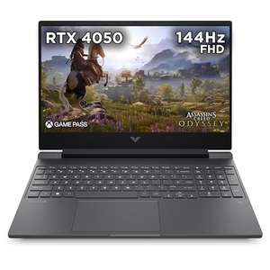 HP Victus 15 Gaming Laptop - Intel Core i5-12500H, 16GB RAM, 512GB SSD, NVIDIA GeForce RTX 4050, 15.6" FHD 144Hz Display