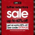 Up to 60% Off Sale + Extra 20% Off with code + £1 Click & Collect / £3.99 delivery @ Scotts Menswear