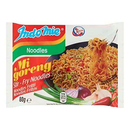 Indomie Mi Goreng Fried Instant Noodles, 85g (Pack of 40) £14.33 Dispatches and Sold by Universal Product Solutions on Amazon