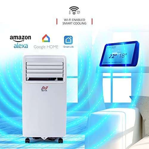 NETTA Portable Air Conditioner 3-IN-1 8000BTU, Dehumidifier, Cooling Fan £277.49 Dispatches and Sold by NETTA Direct on Amazon