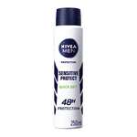 NIVEA MEN Sensitive Protect Anti-Perspirant Deodorant Spray (250ml), Men's Deodorant with 48H Sweat and Odour Protection - Pack of 6