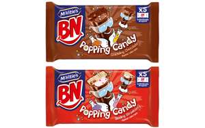 McVitie's BN 5-Pack Popping Candy Cracking Chocolate / Sizzling Strawberry Flavour Cake Bars (Oldbury)