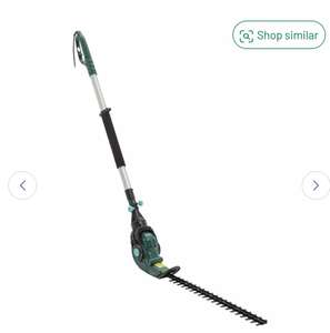 Telescopic McGregor 61cm Corded Pole Hedge Trimmer - 500W £64 with free click and collect at argos