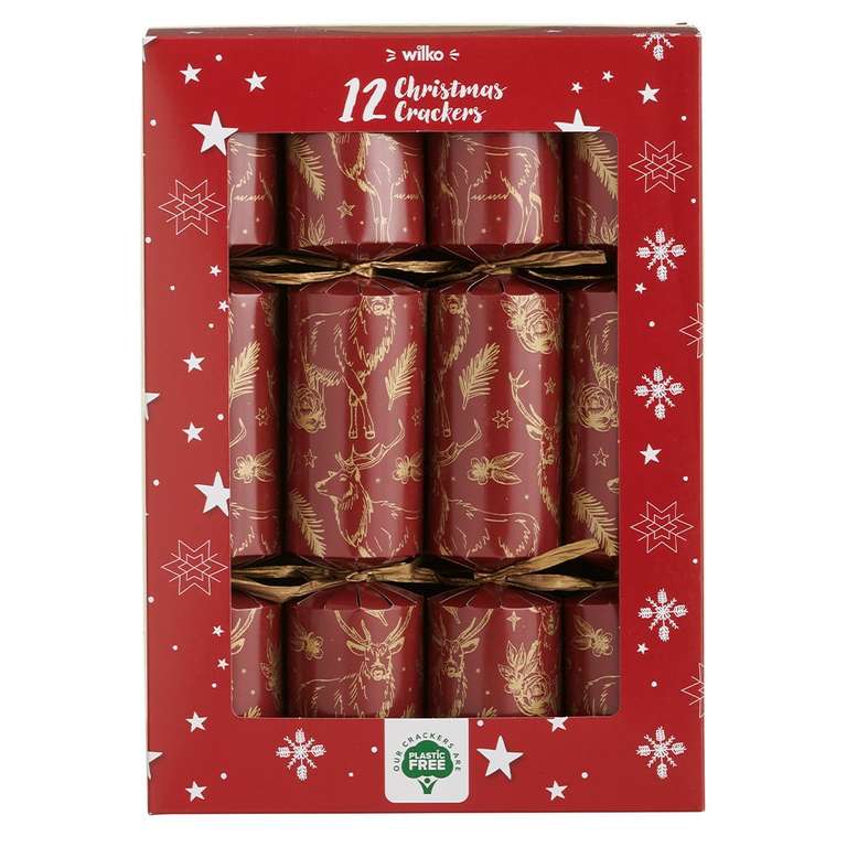 Christmas Crackers - £2.50 + £4.95 delivery @ Wilko