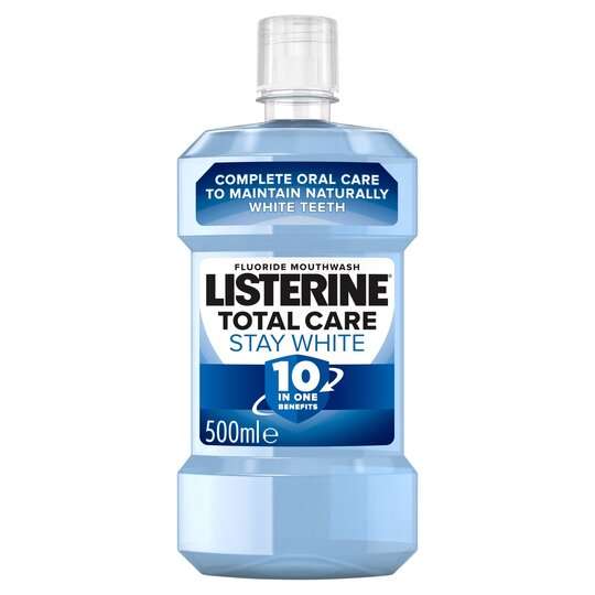 Listerine Stay White Mouthwash 500Ml £2.40 @ Tesco (Clubcard Price)