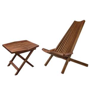Melino Wooden Folding Table £24.99 / Melino Wooden Folding Chair £29.98