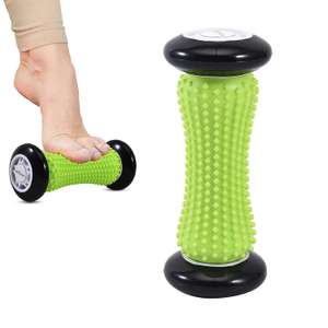Ergonomic Body Massage Roller - Black & Green with Free Sidewide delivery