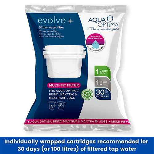 Aqua Optima EPS612, 6 Pack Evolve+ 30 Day Water Filter Cartridges, (6 Month Pack) - £7 instore @ Tesco, Wrexham