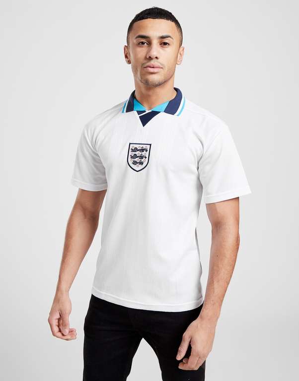 Score Draw England '96 European Championship Retro Shirt £10 + £4.99 delivery at JD Sports