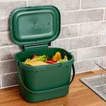 Addis Everyday Kitchen Food Waste Compost Caddy Bin, 4.5 Litre, Air Blue, 518695 £4 @ Amazon