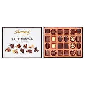 Thorntons Continental Collection (Assorted Milk, White and Dark Chocolates) 264g £4.75 @ Amazon