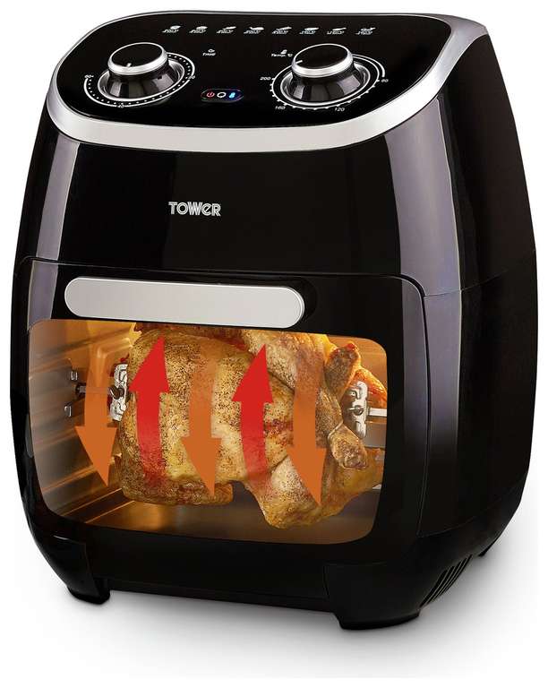 Tower T17038 Xpress 11L 5-in-1 Air Fryer Oven - Black £110 (Click & Collect) @ Argos