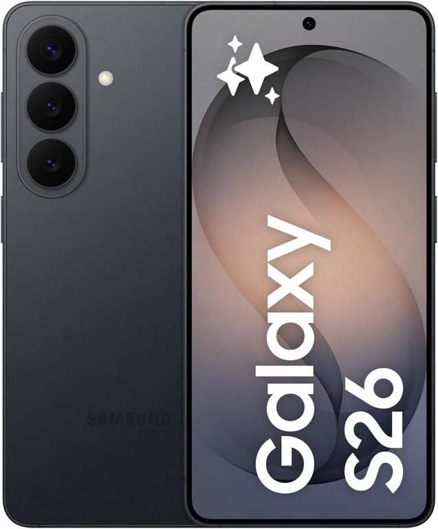 Samsung Galaxy S26 AI Phone, Customised AP Processor, 50 MP Camera, 12 GB Memory, 256 GB Storage, 4300 mAh Battery, Galaxy AI