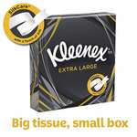 Kleenex Extra Large Facial Tissues, 44 sheets X 24 Boxes (1056 Tissues) £24 / £21.60 Subscribe and Save + 25% Voucher on 1st S&S @Amazon