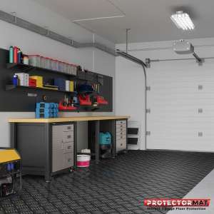 ProtectorMat Dark Grey Garage Flooring Roll 5 x 2m Instore - Gateshead