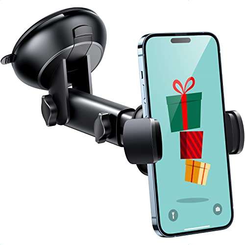 UGREEN Car Phone Holder, Windscreen Dashboard Phone Automobile Cradles Superior Suction Cup - £11.89 - Sold by UGreen / Fulfilled by Amazon