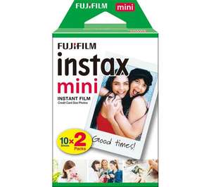 Fujifilm Instax Mini Film - 20 Shot Pack (3 for 2) £29.98 with code Free Click and Collect @ Currys