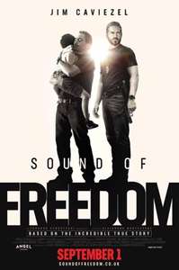 Free 2D cinema tickets - Sound of Freedom w/code