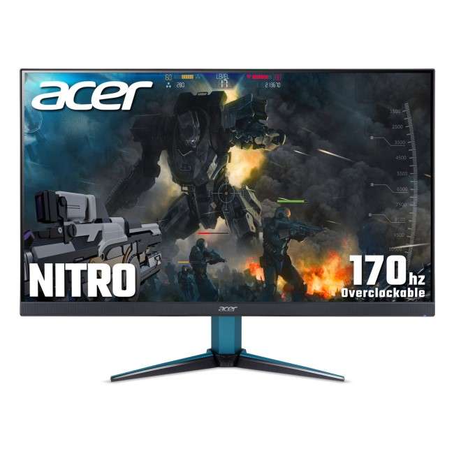 Acer Nitro VG272UV 27" 2560x1440 (QHD) 144Hz IPS 1ms Gaming Monitor £179.97 + £5.99 delivery with code at Laptops Direct