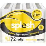 Splesh by Cusheen Lemon Fresh Toilet Roll 72 rolls £24.99 - Sold and dispatched by Cusheen on Amazoin