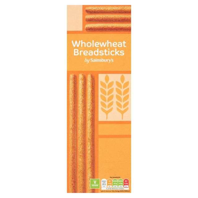 Sainsbury's Breadsticks Toasted Wheat Bran 125G 30p @ Sainsbury's Cromwell Road London