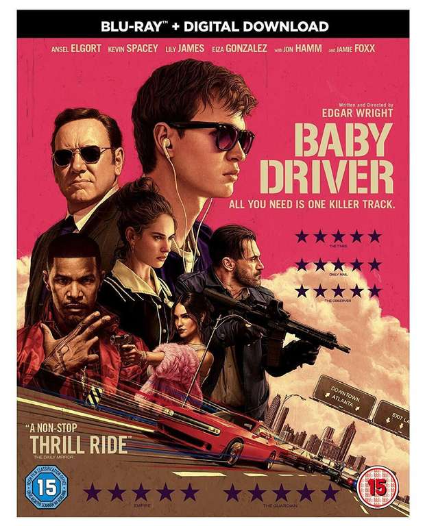 Baby Driver Blu Ray, Sold by Phillips Toys